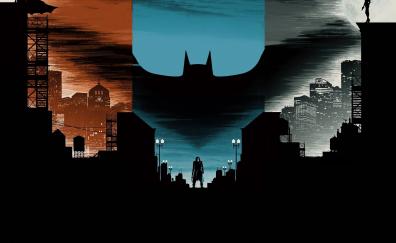 The Dark Knight, Series of movies, minimal, art