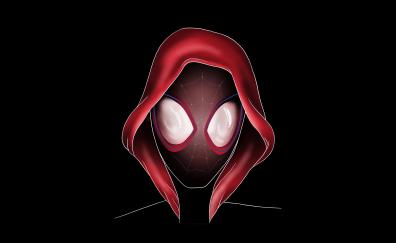 Minimal, 2019 movie, artwork, Miles Morales, Spider-man
