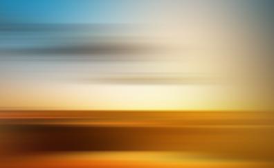 Desert, abstract, blur, skyline