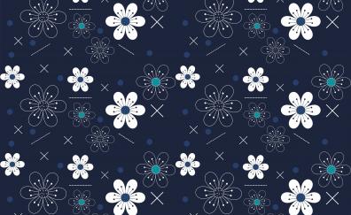 Flowers, abstract, pattern