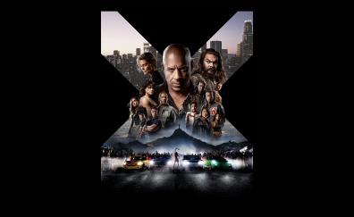 Fast X, 8k movie poster, 2023