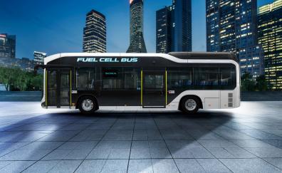Toyota Sora Fuel Cell Bus, New york, auto show, 2018