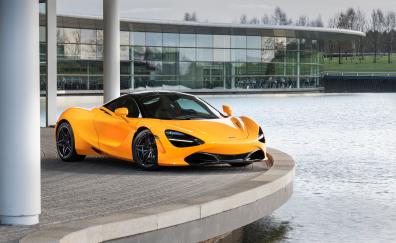Sports car, Yellow, 2018 McLaren 720S