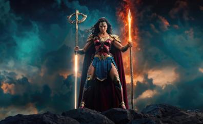 Wonder Woman's sword, master warrior, superhero