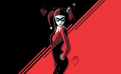 Harley Quinn, minimal, villain, minimal, art