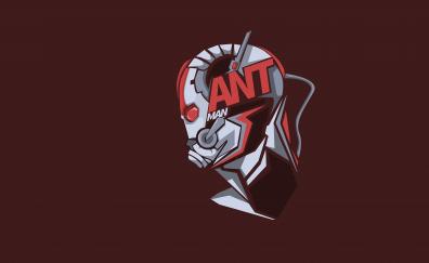 Ant-Man, superhero, headshot, art