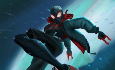 Miles, Spider-man, artwork, 2019