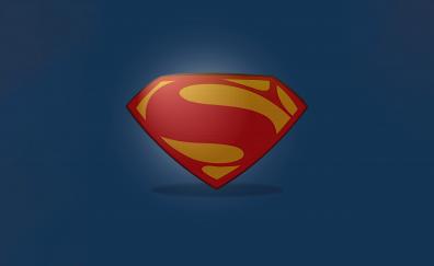 Superman, clean logo, minimal
