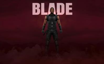 Mahershala Ali as Blade, movie conceptt art