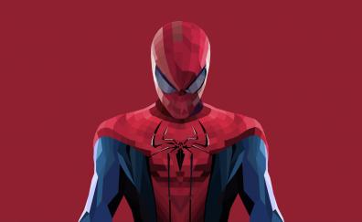 Spider-man, polygons art, artworks