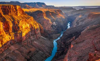 Canyon Park, Canyons, aerial view, river, nature