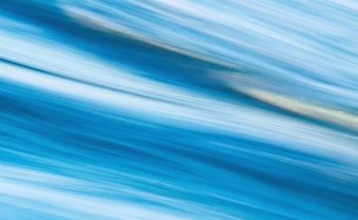 Long exposure, blue sea, blur