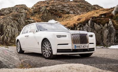 White Rolls-Royce Phantom, off-road