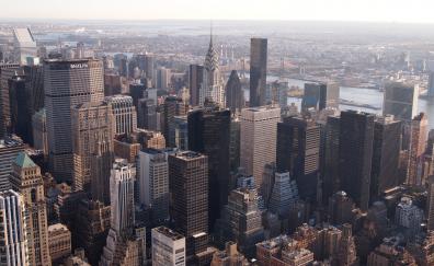 Manhattan, New York, buildings, cityscape