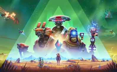 2023 No Man's Sky, another world with robots, survival game