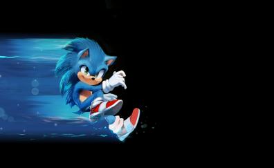 Sonic the Hedgehog, 2020 movie, art
