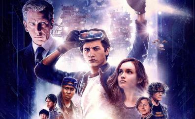 Ready Player One, 2018 movie, 80's style poster, art