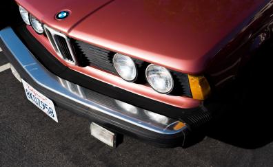 Classic, BMW car, headlight