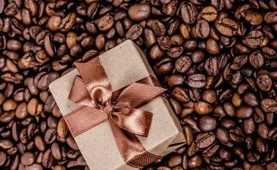 Gift box, coffee beans