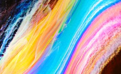 Colorful, abstraction, fluid, flow