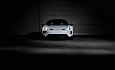 Porsche Mission E Cross Turismo, front, dark, 2018