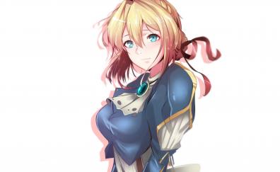 Hot and beautiful, anime girl, Violet Evergarden