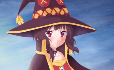 Cute witch, Megumin, Konosuba