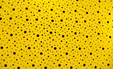 Black dots, yellow