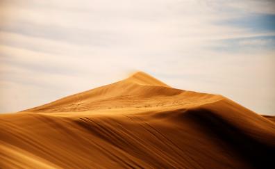 Dunes, sand, desert, landscape, nature