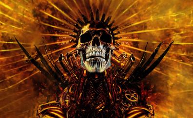 Movie, Furiosa: A Mad Max Saga, skull structure, 2024 movie