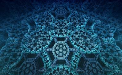 Geometrical pattern, mandala, fractal