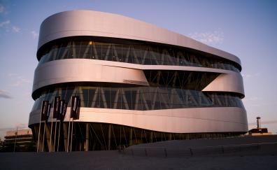 Mercedes-Benz, building, modern architecture