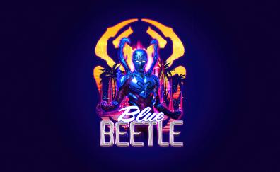 Blue Beetle, Hotline Miami art