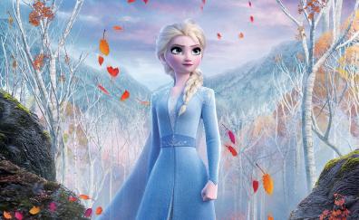 Snow Queen Elsa, frozen 2, movie, 2019