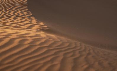 Dunes of desert, sand