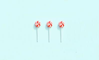 Lollipops, sweet candy, minimal