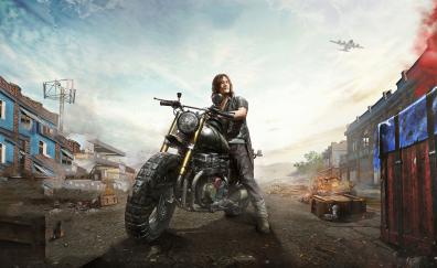 Daryl Dixon, PUBG mobile X, The Walking Dead, crossover, artwork