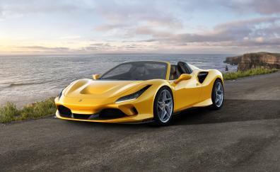 Off-road, car, sports car, Ferrari F8 Spider, 2019