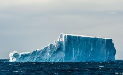 Iceberg, sea, snow layer, float