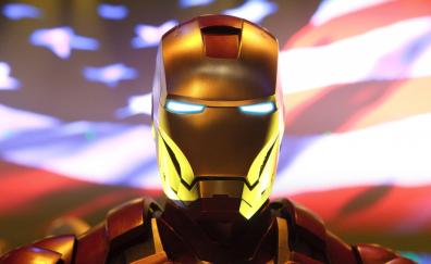 Iron man, suit, helmet, 2018