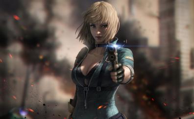 Crossfire: Warzone - Strategy War Game, video game, girl character