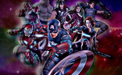 The Avengers, marvel comics, superhero