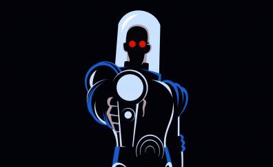 Mr. Freeze, Batman: the animated series, tv series, minimal, dark, villain
