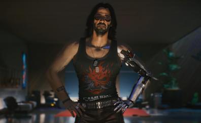 Keanu Reeves, Johnny Silverhand, cyberpunk 2077, video game