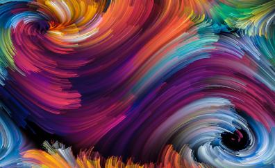 Color, abstract, backdrop, spiral