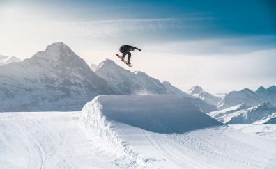 Sport, skiing, winter, landscape