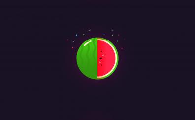 Watermelon, fruit, minimal