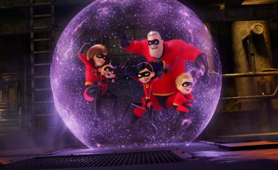 The incredibles 2, animation movie, 2018