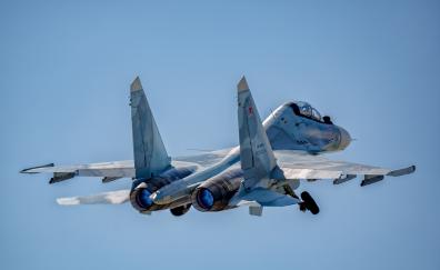 Military, sky, Sukhoi Su-30, aircraft