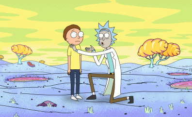 Rick and Morty, talk, animated series, wonder land